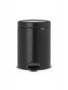 Brabantia, Pedal Bin NewIcon matt black- 5L